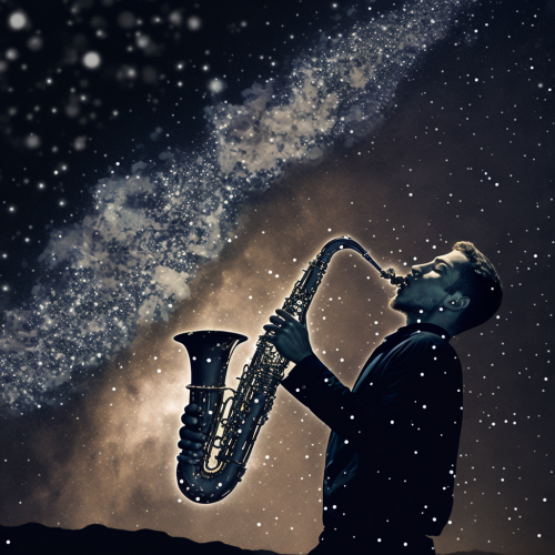 beyondchaos man blowing into a saxophone under a sky full of st 3e1bbc60-bfe1-4d2f-8963-86b54ab76afd