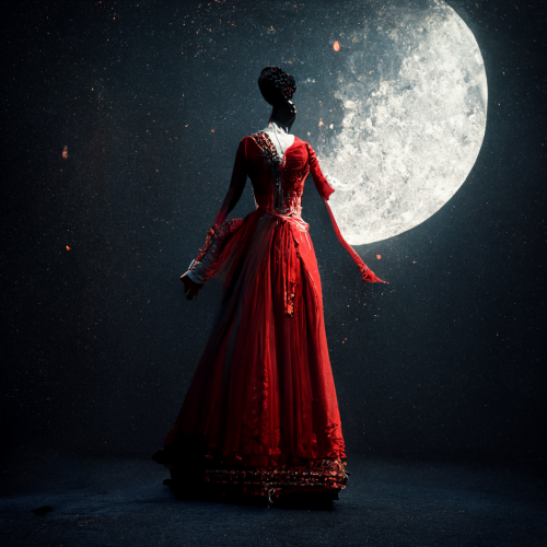 beyondchaos moonlight beautiful elegant red dress 15th century  8a767b46-3184-4ea3-9753-78988fb2c0a3 (1) (1)