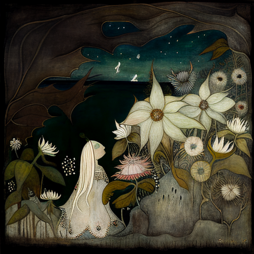 beyondchaos nordic flora in the style of tove jansson john baue 0ced57ef-658a-418d-9a68-31a6a78d7bcc